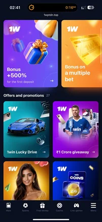 1win casino app