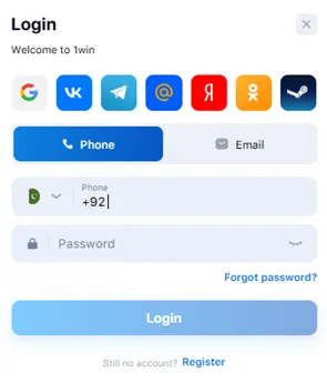 1win login