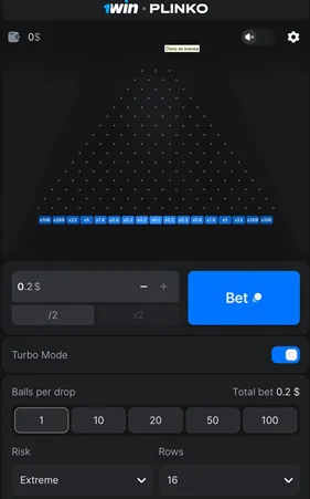 Download 1win Plinko app